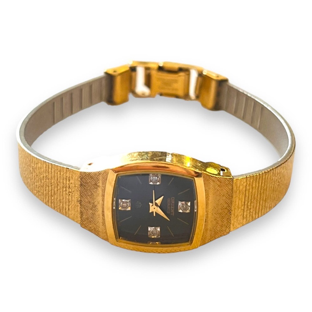 Vintage Orient Gold Dainty Ladies Wristwatch